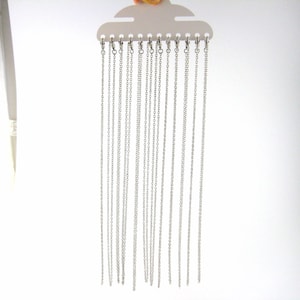 60pcs 18 inchBronze or Silver Necklace Chains Silver Chains Bulk Necklace Chains Wholesale Necklace Chains Gold Plated Necklace Chains image 2