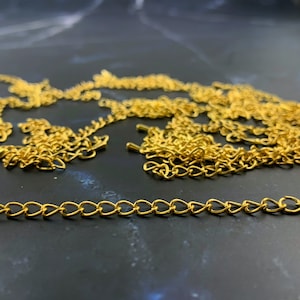 10pcs/50pcs 3&quot; Gold Necklace Extender - Bracelet Extender Chain - Necklace Extension - Adjustable Necklace Chain