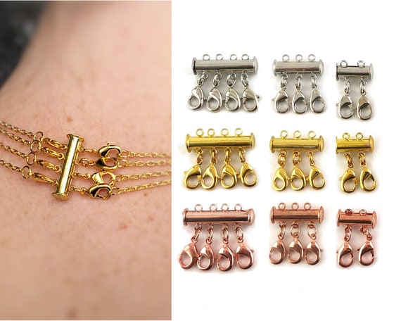 Buy Necklace Layering Clasps Magnet Hooks Multi Ornament 2 Pcs