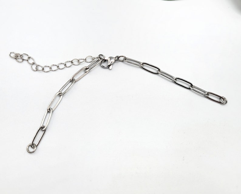 Pu&ograve; includere: Una collana a catena d'argento con chiusura a moschettone. La catena &egrave; composta da maglie ovali.
