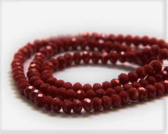 Diy Jewelry Faceted 70pcs 6*8mm Rondelle glass Crystal Beads Red wine AB Diy Jewelry Faceted 70pcs 6*8mm Rondelle glass Crystal Beads Red wine AB