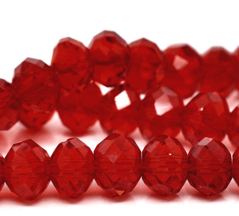 200pcs 4mm Wholesale Red Spacer Beads Tiny Glass Crystal Etsy