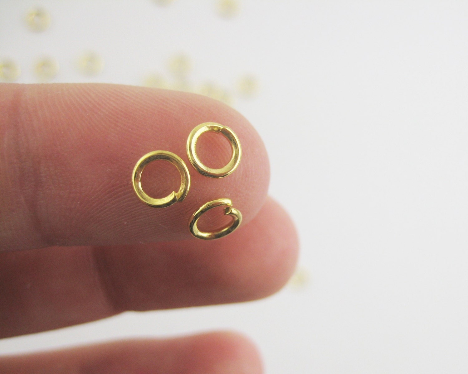 1000pcs Wholesale Jump Rings 5mm Gold Jump Ring Findings Etsy
