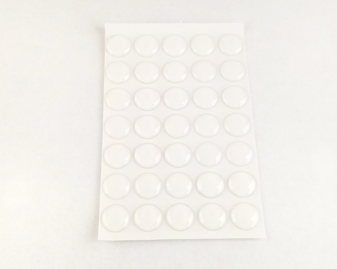 48pcs 12mm Clear Epoxy Stickers1/2 Inch Clear Epoxy Resin Dome