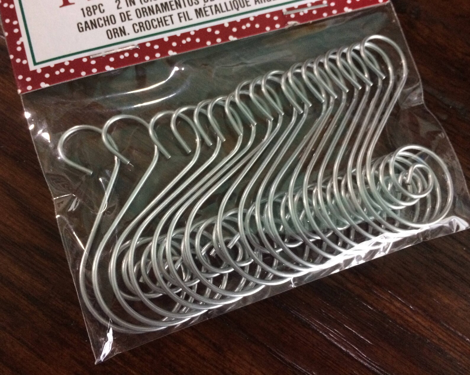 2pcs / 18pcs Silver Ornament Hooks DIY Christmas Gift Idea Etsy