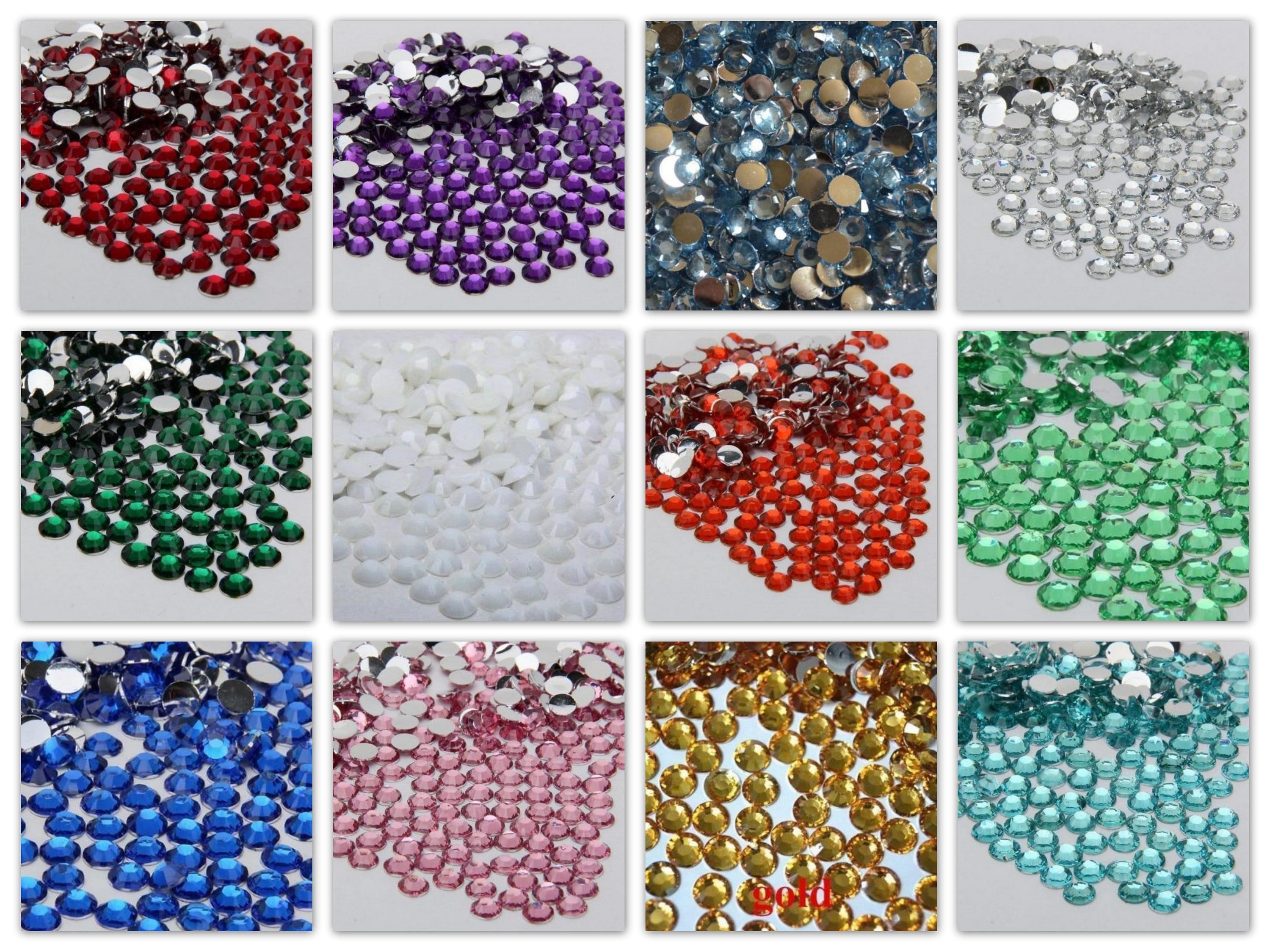 1000pcs Wholesale Rhinestones 2mm Flat Back Crystal Etsy