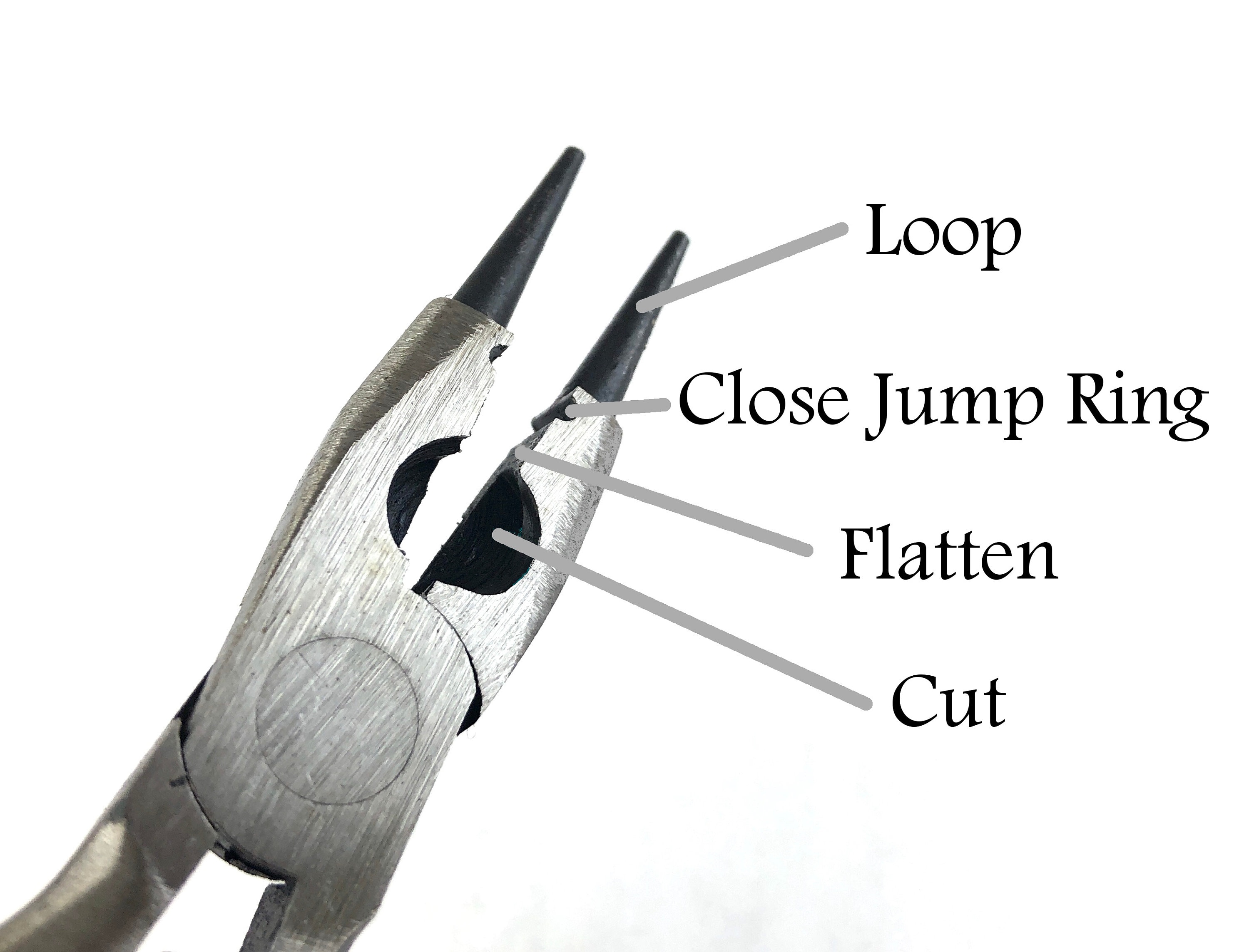 OdontoMed2011® 5 Jump Ring/Loop Closing Pliers w/Grip Handle Black ODM