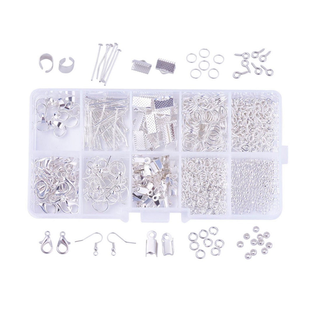 DIY Silver Jewelry Starter Kit Jewelry Making Kit DIY Craft Kits Supply