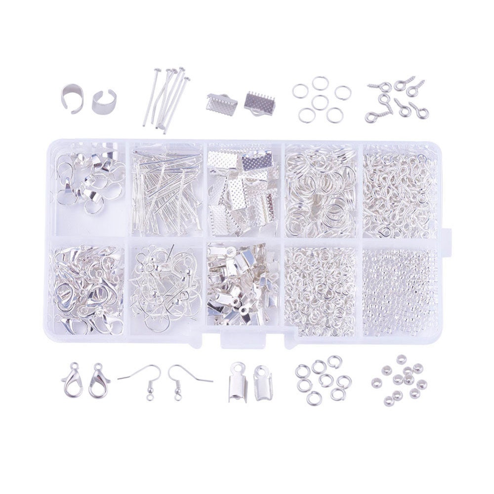 Jewelry Making Starter Kit Jewelry Making Supplies Crystal Chip Beads Jewelry  Making Gemstones Kit Beading Making Kit Beads Wire Starter 