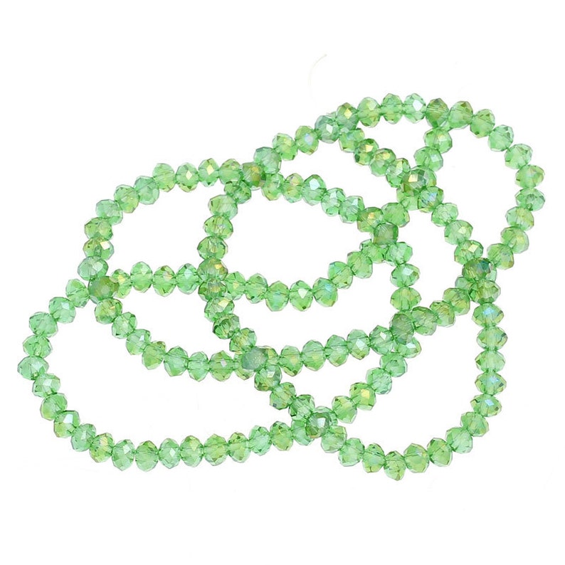250pcs 4mm Light Green Crystal Beads WHOLESALE Beads AB Etsy
