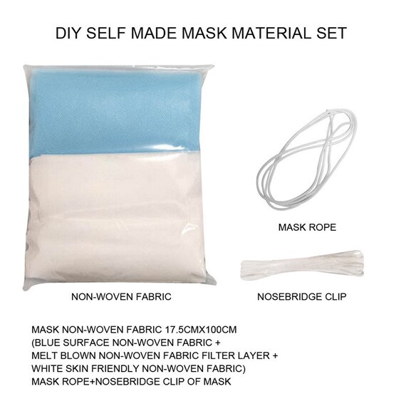Makes 10 Face Masks Kit WHOLESALE DIY Mask Supplies All Etsy