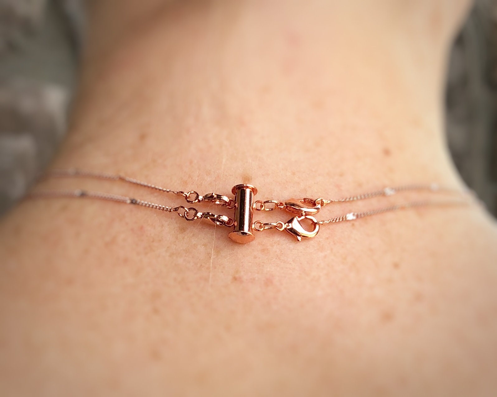 Connettori Magnetici Per Collane A Strati - Chiusura Sicura, Anti-Groviglio, Argento - Foto 12