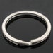 20pcs Wholesale Key Ring Findings - Silver Blank Split Rings - Key Chain Supply 25mm x 2mm -Circle Round Keychain Bulk Lot Silver Plated