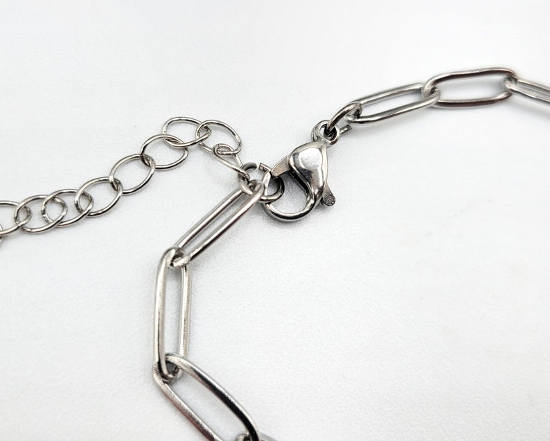 Pu&ograve; includere: Collana a catena d'argento con chiusura a moschettone. La catena &egrave; composta da maglie ovali.