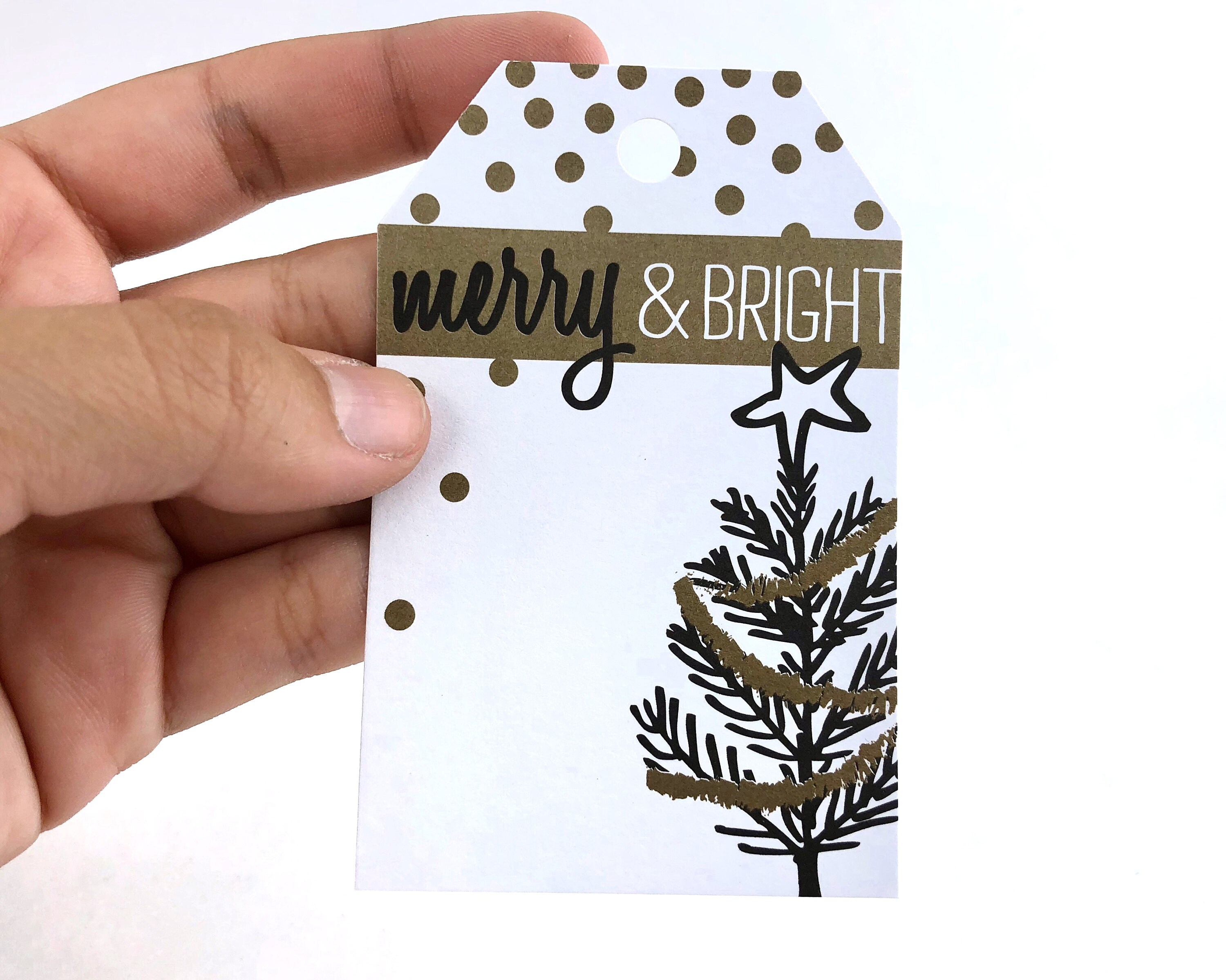 Silver and Gold Christmas Gift Tags — Thrifty Mommas Tips