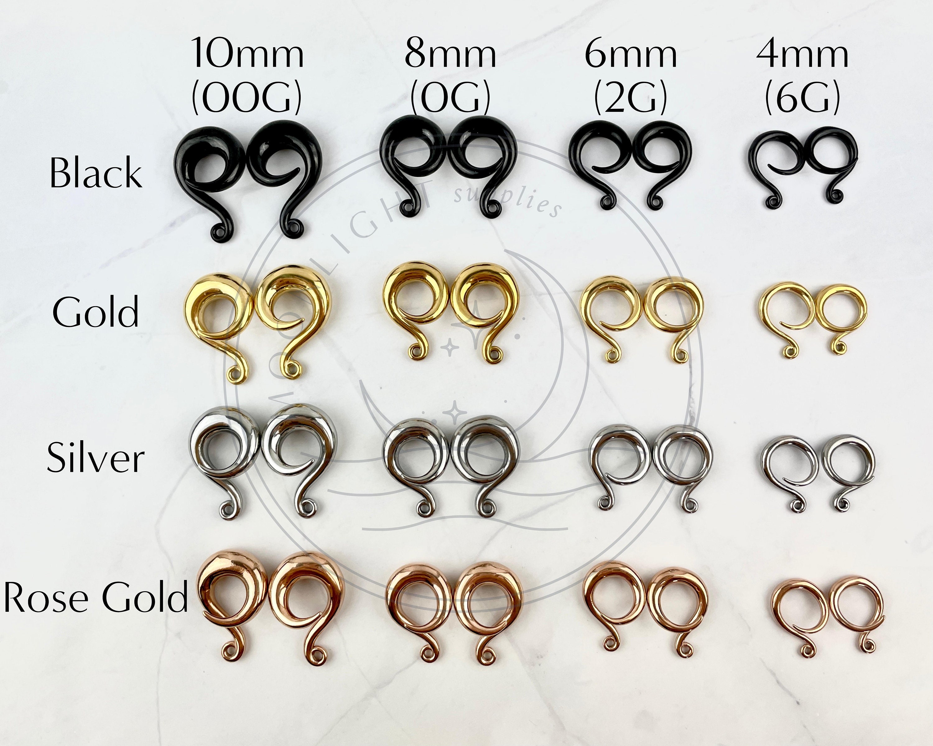 DIY Ear Weight Gauges Dangle Earrings 6G 2G 0G 00G Etsy