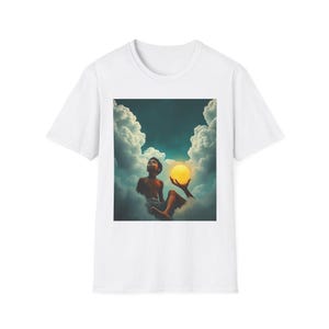 T-shirt Dreamy Clouds : t-shirt en coton unisexe inspirant
