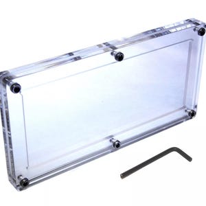 Acryl Single Banknotenrahmen Kunststoff Geldhalter Geldhalter Geldgeschenk