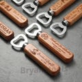 Personalized Wooden Bottle Opener - Custom Groomsmen & Fathers Day Gift - Engraved Beer Opener for Wedding, Bar and Party