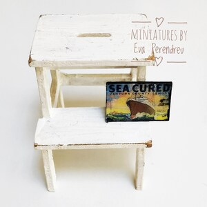 Nautical Miniature sign for Beach dollhouse, doll diorama