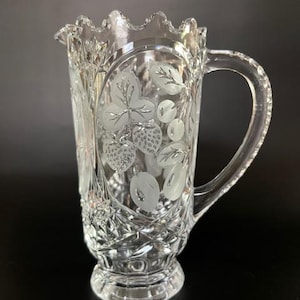 Vintage Crystal Pitcher