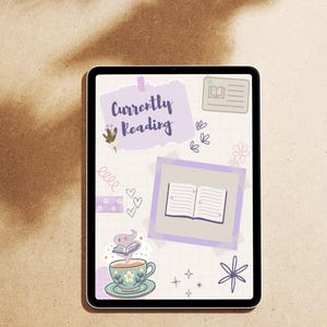 Pastel Kindle Insert, Paperwhite,Printable Digital Download, Clear Case Decor, Currently Reading Case, Kobo and Kindle