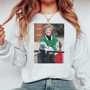 Princess Diana Eagles' Crewneck Sweatshirt - United Monograms
