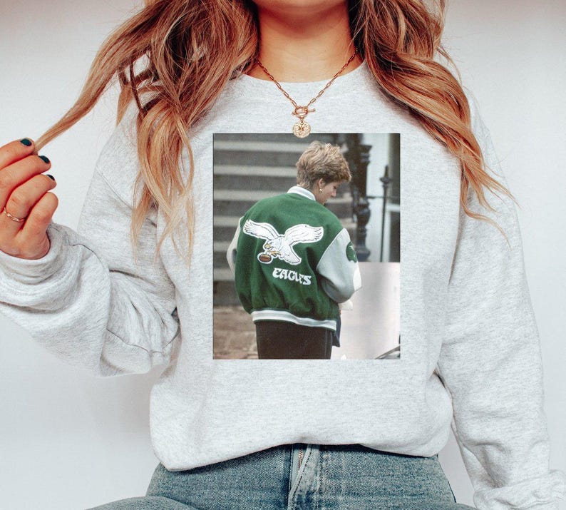 Princess Diana Eagles' Crewneck Sweatshirt - United Monograms