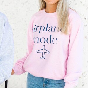 'Airplane Mode' Crewneck Sweatshirt - United Monograms