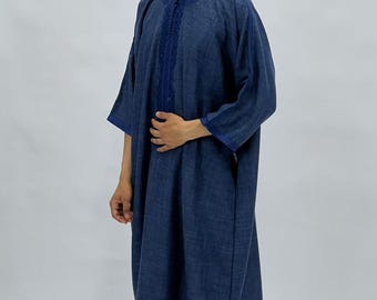 Moroccan Handmade Gandora Moroccan Jabador Thobe Set for Men – Traditional Wedding Outfit, Kaftan Gandoura, Arabic Nikkah Suit Moroccan Robe