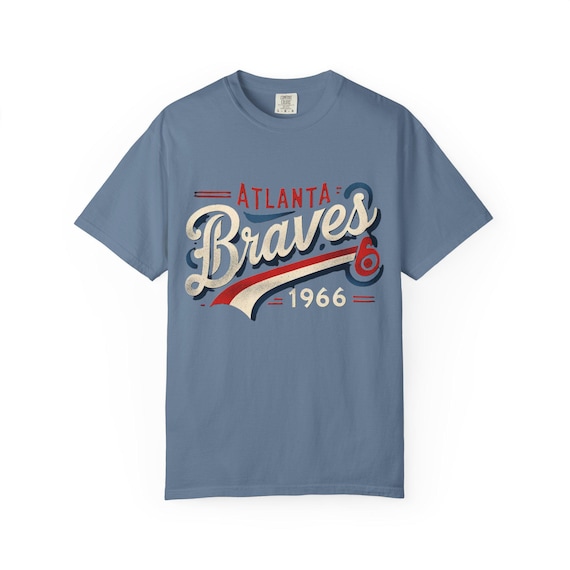 Vintage Atlanta Braves T-Shirt: Soft Cotton Baseball Tee