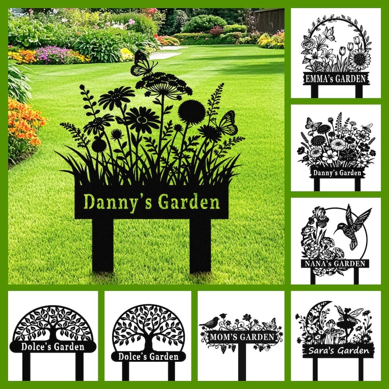 Personalized Garden Sign - Etsy UK