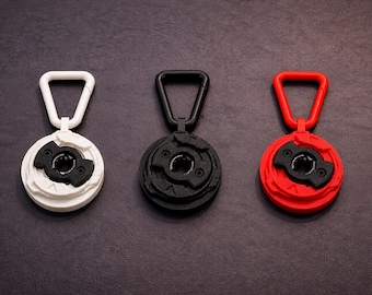 Beyblade X Metal Wheel Keychain – 3D Printed  Clip Accessory