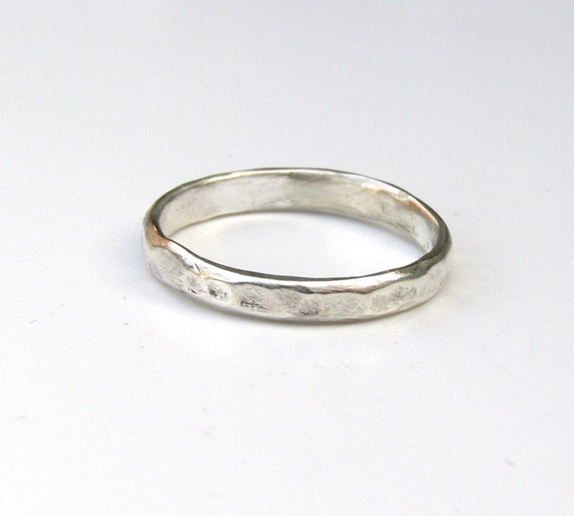 Silver Wedding Band 2 5 Mm Men Wedding Bands Women Wedding Etsy