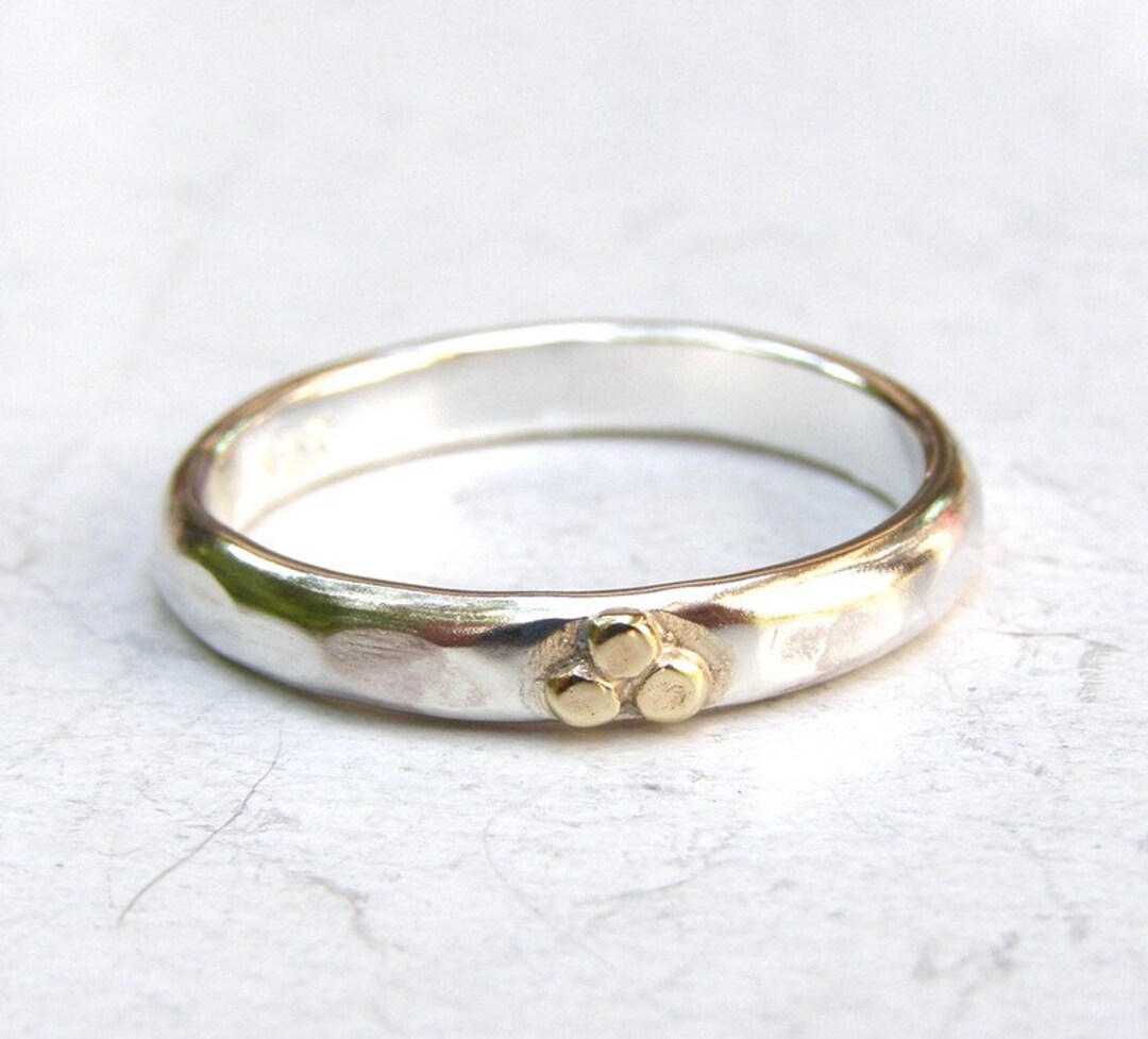 Stackable Silver Sterling Ring - Wedding Band Rings- Engagement Ring ...