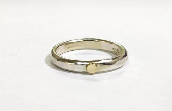 stacking ring dot 925 sterling silver women stackable solitaire gift for her