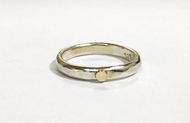 Dainty CZ Stackable Ring - .925 Sterling Silver Thin Band, Sizes 3-12, Wedding/Everyday