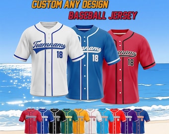 Custom Stitched Baseball Jersey: Personalized Team Uniform