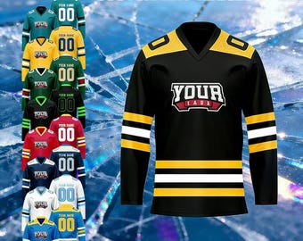 Camiseta de hockey con costuras personalizadas: Ropa personalizada para aficionados