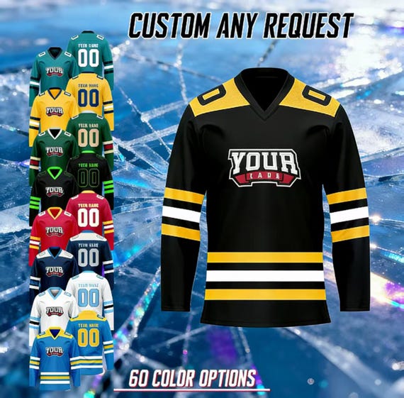 Custom Stitched Hockey Jersey: Personalized Fan Apparel