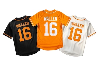 Custom Orange Baseball Jersey, Personalized Name & Number, Country Music Fan Outfit