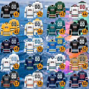 Custom Stitched Hockey Jersey: Personalized Fan Apparel image 4