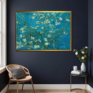 Vincent van Gogh Almond Blossoms Print - Floral Wall Art, Vintage Botanical Decor, Spring Blooms Painting, Gift for Art Lovers , Luxury Home