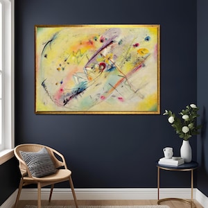 Light Picture (Helles Bild) by Wassily Kandinsky | Abstract Expressionist Canvas Wall Art Print – Modern Geometric Decor , Expressionist Art