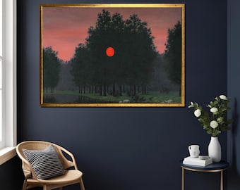 Rene Magritte Le Banquet 1955 Surrealist Art Print, Vintage Belgian Painting Reproduction, Modern Wall Decor, Unique Gift for Art Lovers