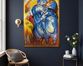 油絵　専用　青い世界の馬たち 楽天市場】絵画 三上隆彦 油絵・油彩画 『馬』 動物 馬 力強い