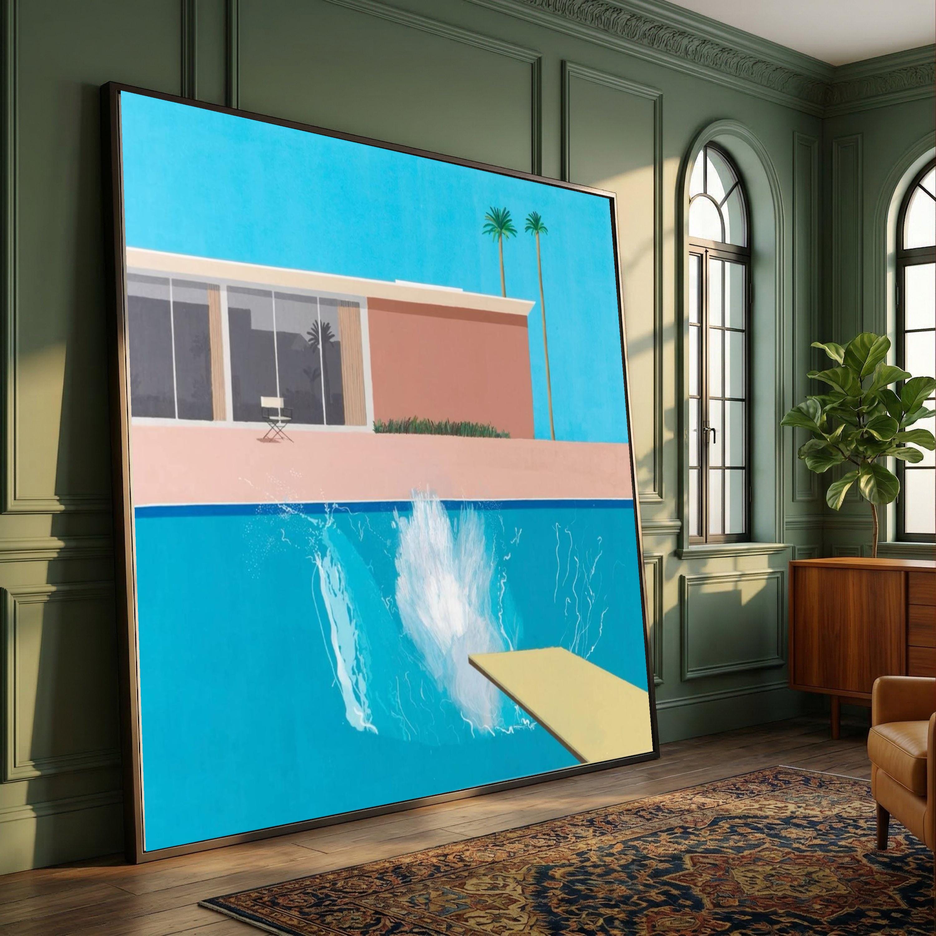 David Hockney a Bigger Splash Print - Etsy
