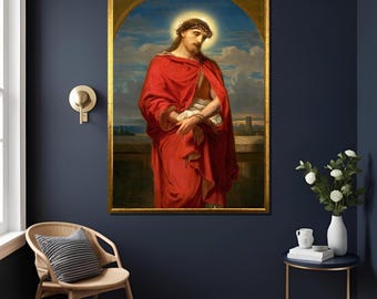 Otto Mengelberg Ecce Homo Canvas Art - Premium Religious Wall Decor | Luxury Christian Masterpiece | Elite Museum Quality Fine Art Print