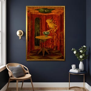 Remedios Varo Being Born Again Surrealist Canvas Print: Mystical Visionary Art