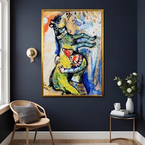 Marc Chagall Le Cirque Art Print - Vibrant Circus Painting Fine Art Poster Home Decor Tutt&#39;Art,Exhibition Poster, Exhibition Art